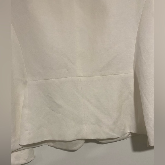 NWT Nine West White Tailored Blazer - 16 - Picture 8 of 8